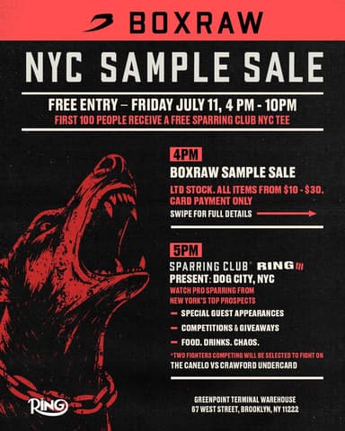 Earn A Spot on Canelo vs. Crawford as Ring Magazine and Boxraw Partner For Event in Brooklyn