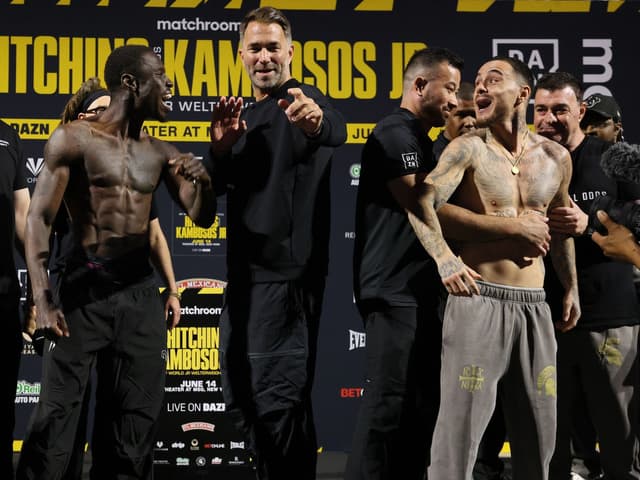 Richardson Hitchins, George Kambosos Make Weight Ahead of 140-pound title clash