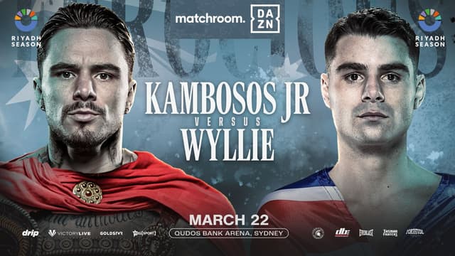 George Kambosos Jr To Fight Replacement Jake Wyllie, Daud Yordan Out On Medical Grounds