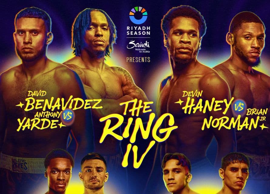 ‘The Ring IV’ Announced For November 22 In Riyadh, Saudi Arabia; To Feature Benavidez-Yarde & Haney-Norman