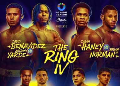 ‘The Ring IV’ Announced For November 22 In Riyadh, Saudi Arabia; To Feature Benavidez-Yarde & Haney-Norman