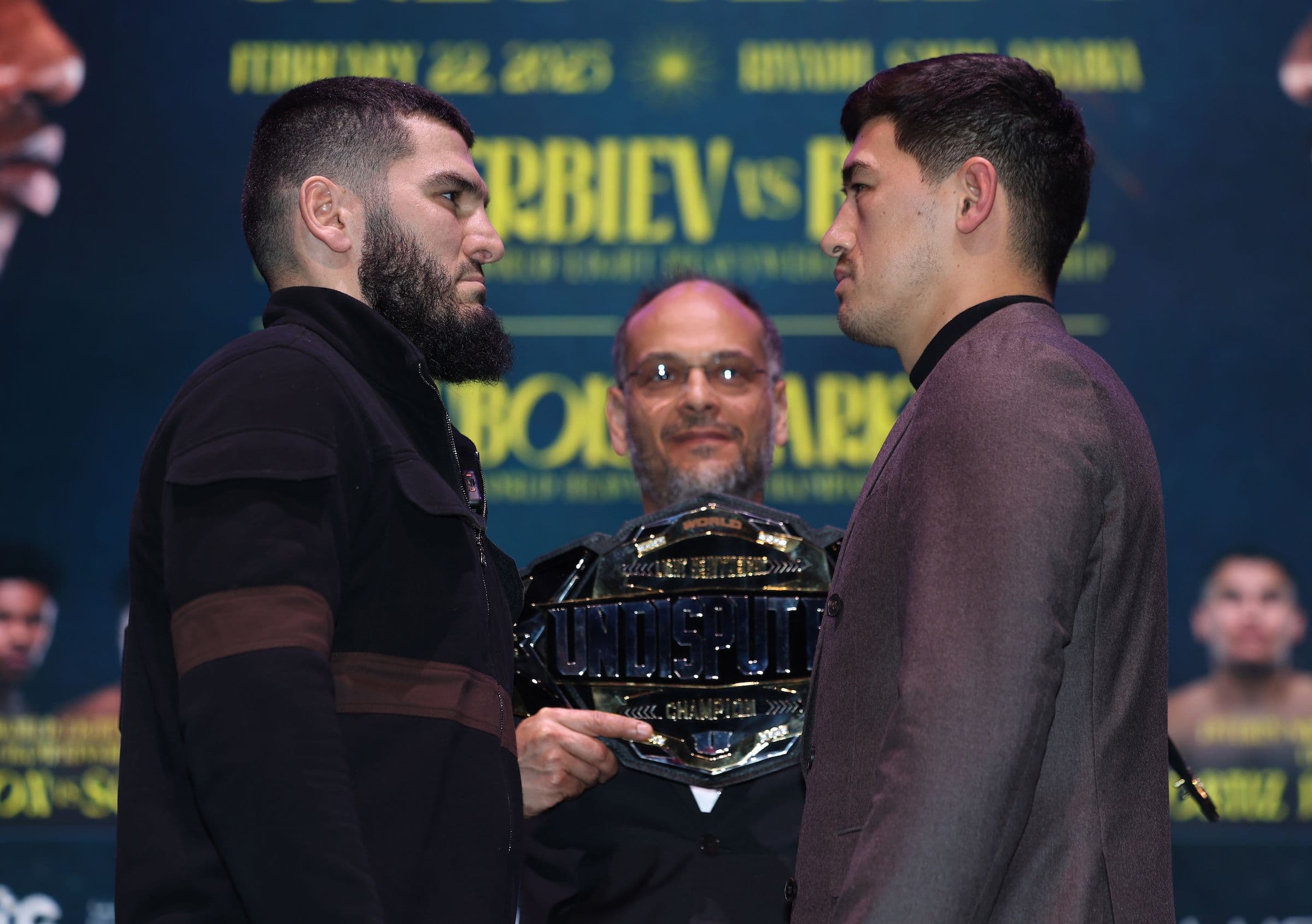 Photos: Artur Beterbiev, Dmitry Bivol - Face To Face at Rematch Presser in London