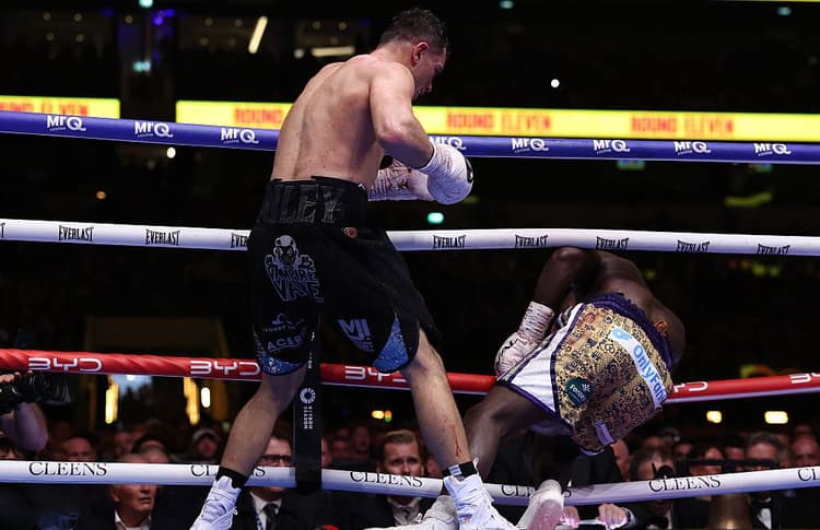 Jack Catterall earns brutal 11th-round KO win over Ekow Essuman at Spurs