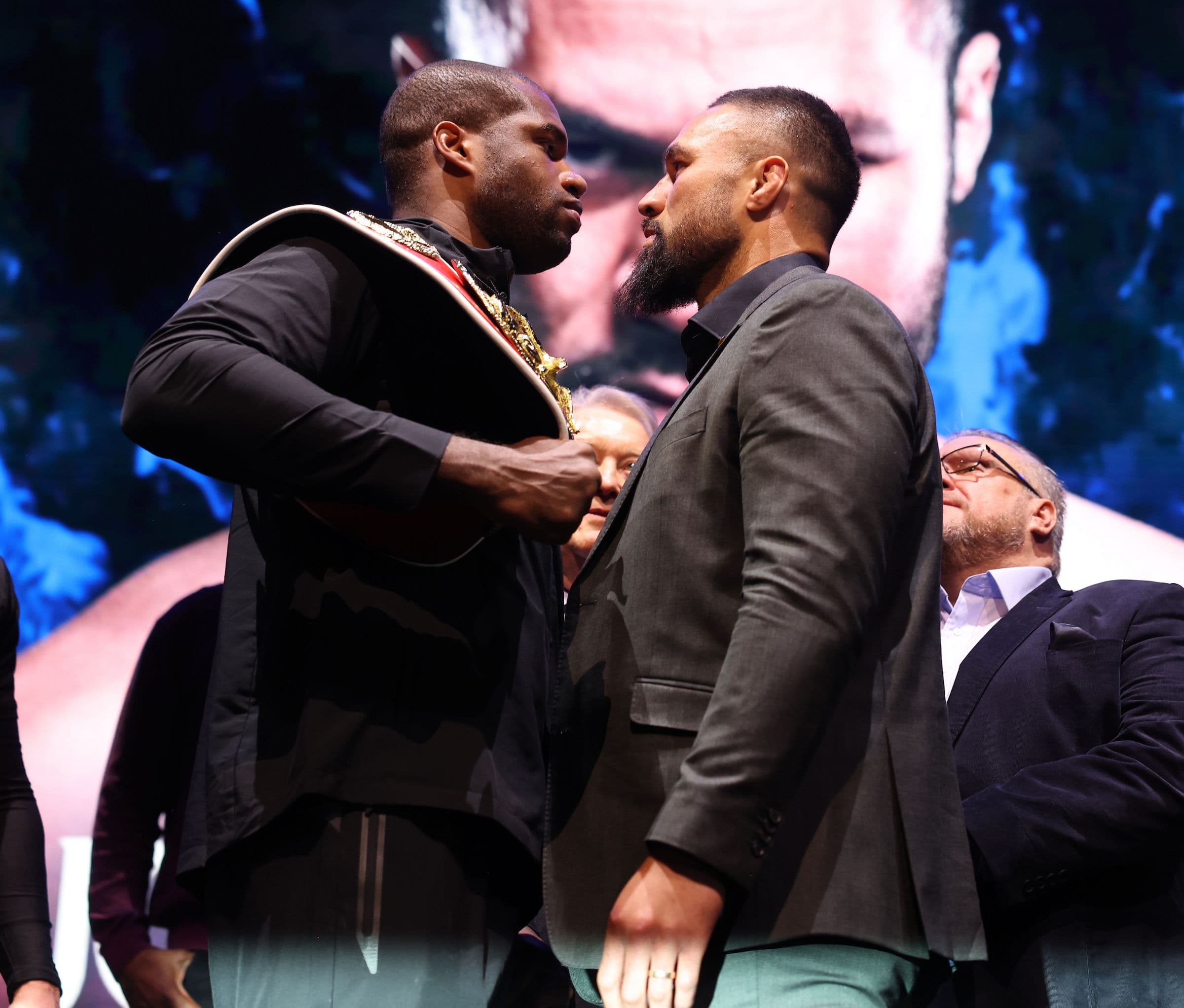 Photos: Daniel Dubois, Joseph Parker - Face To Face at Kickoff Presser in London