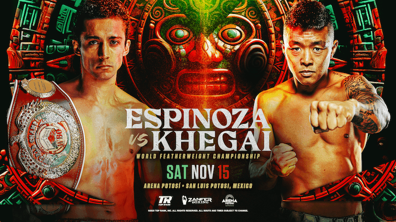 Rafael Espinoza vs Arnold Khegai
