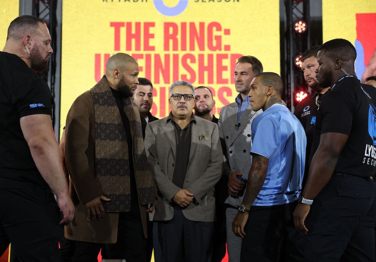 Photos: Chris Eubank Jr, Conor Benn - Face To Face at Rematch Presser