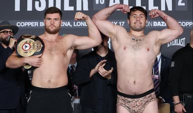 Dave Allen, Johnny Fisher Promise Fireworks After Piling On Pounds Ahead Of Copper Box Rematch