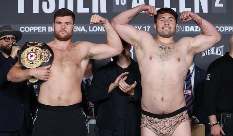 Dave Allen et Johnny Fisher promettent des étincelles après avoir pris du poids avant leur revanche à la Copper Box