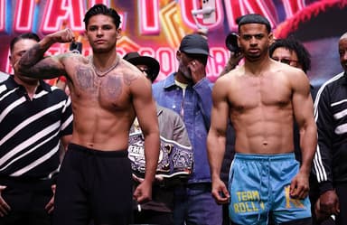 Ryan Garcia Weighs Career-High 146.8 Pounds For Times Square Fight With  'Rolly' Romero