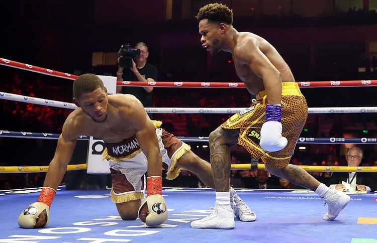 Devin Haney drops, outpoints Brian Norman Jr. to win WBO welterweight title