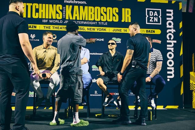 Photos: Richardson Hitchins, George Kambosos - Erupt at Final Presser
