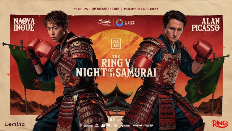 « Les billets pour Ring V : Night of the Samurai – Inoue vs Picasso sont désormais en vente
