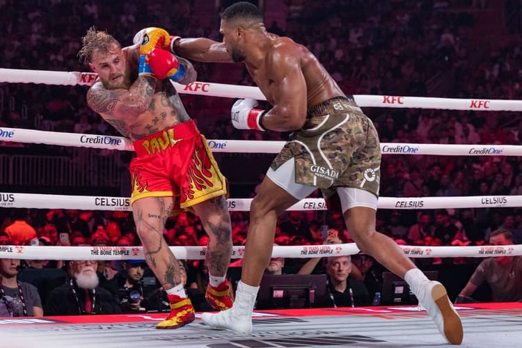 Photos: Anthony Joshua Wipes Out Jake Paul in Sixth Round
