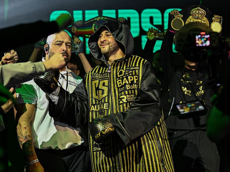 Callum Simpson's manager on invoking Williamson rematch: 'He's got an elite mindset'