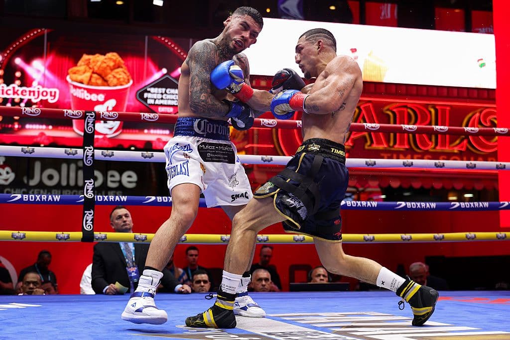 Teofimo Lopez Sharp, Dominant In Points Win Over Arnold Barboza Jr. On The Ring's Times Square Card