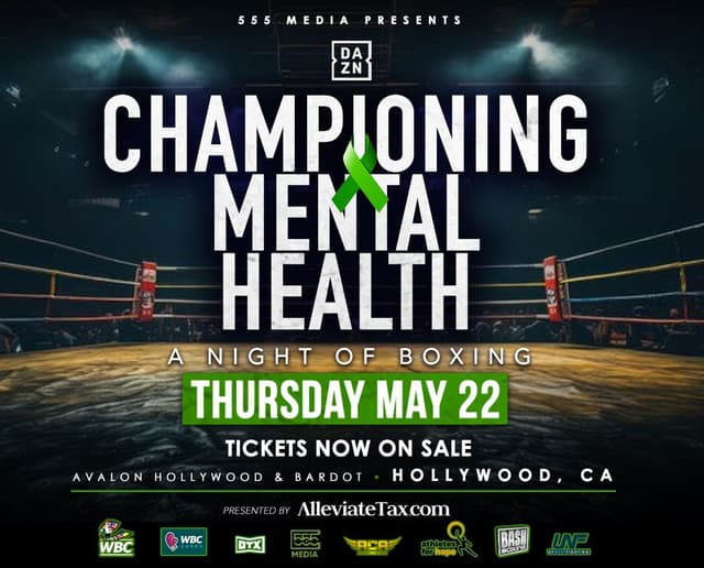 WBC, Athletes for Hope champion mental health on May 22 card in LA on DAZN