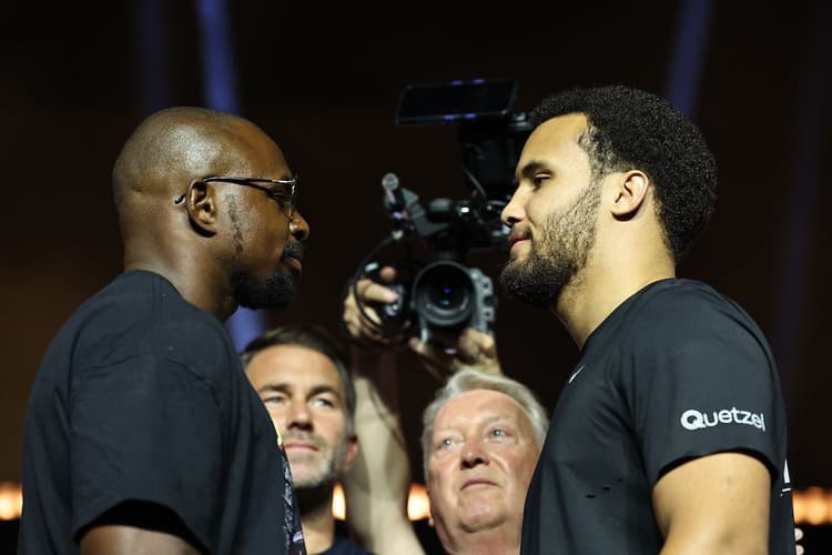 Fotos: Dillian Whyte, Moses Itauma - Cara a cara en la rueda de prensa final