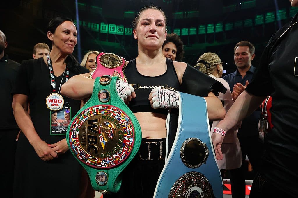 Katie Taylor sounds intrigued with catchweight bout vs. Mikaela Mayer