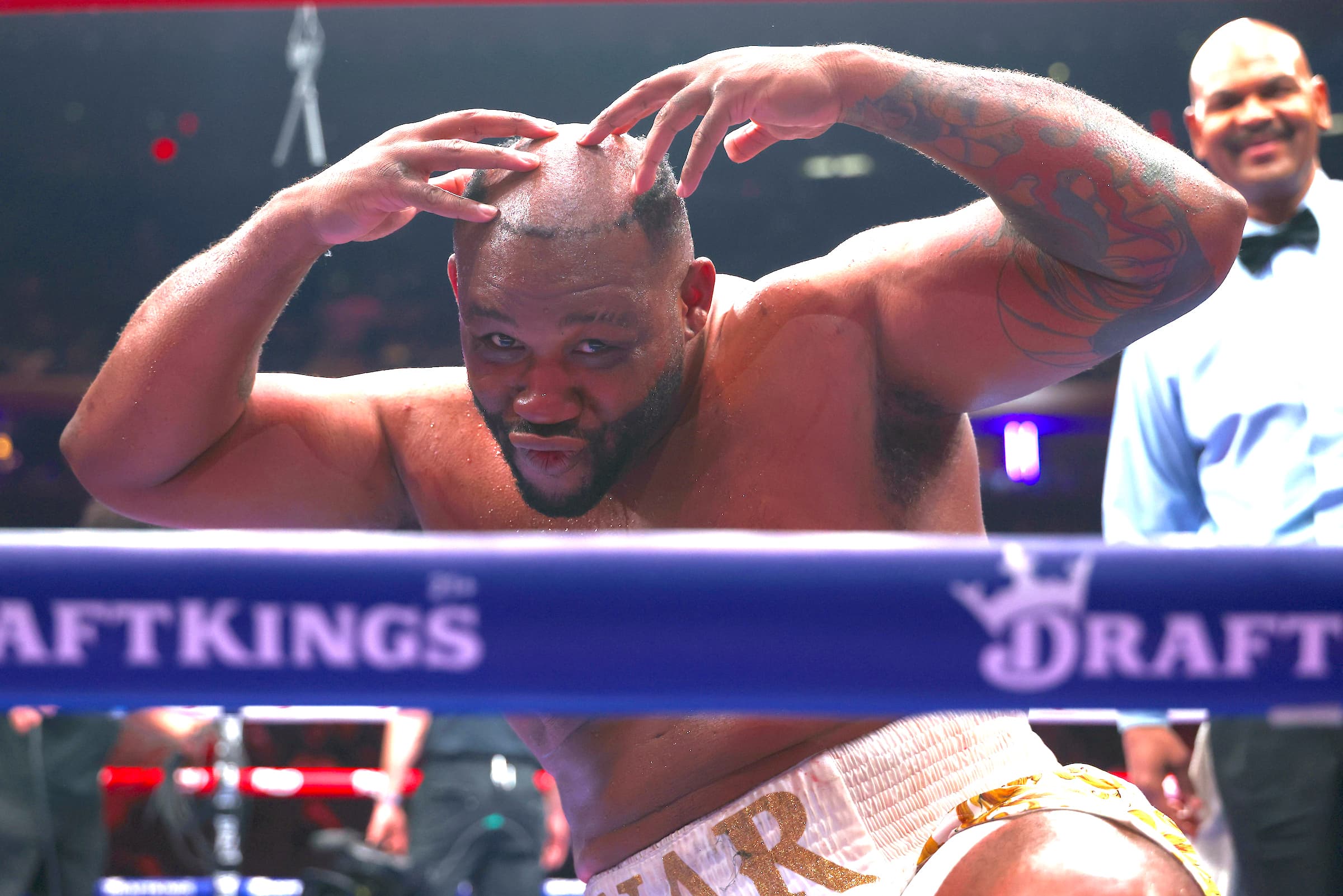 Jarrell Miller's 'Lost Toupee Tour' Continues With Jimmy Kimmel