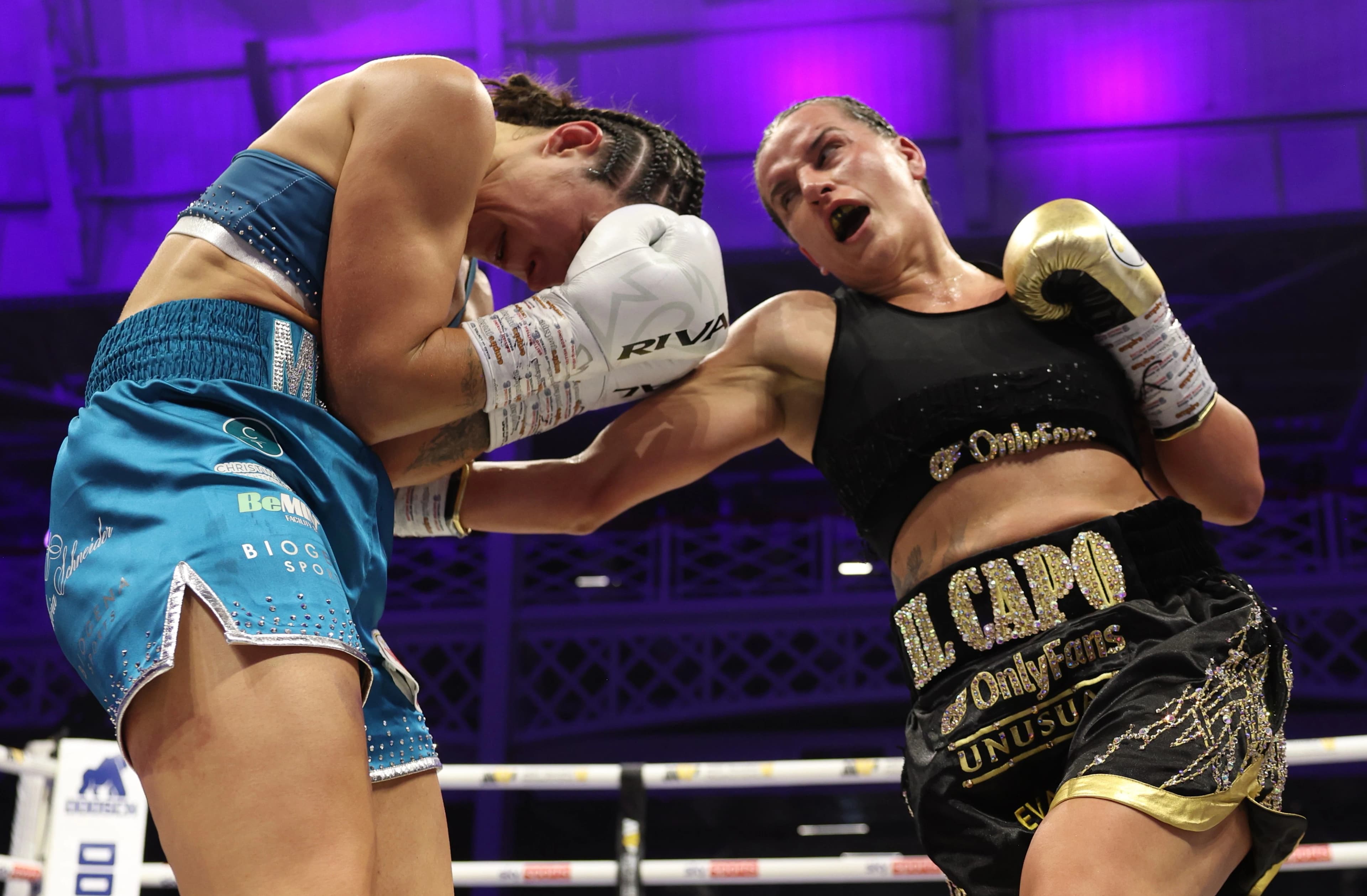 Cameron outpoints Kotaskova to become two-weight champ