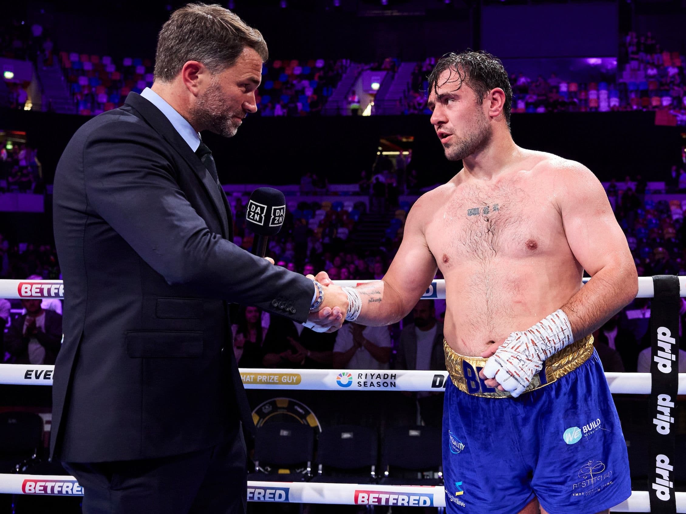 Eddie Hearn Laments Johnny Fisher's Inexperience, Wants Dave Allen To Finally Fulfil His Potential