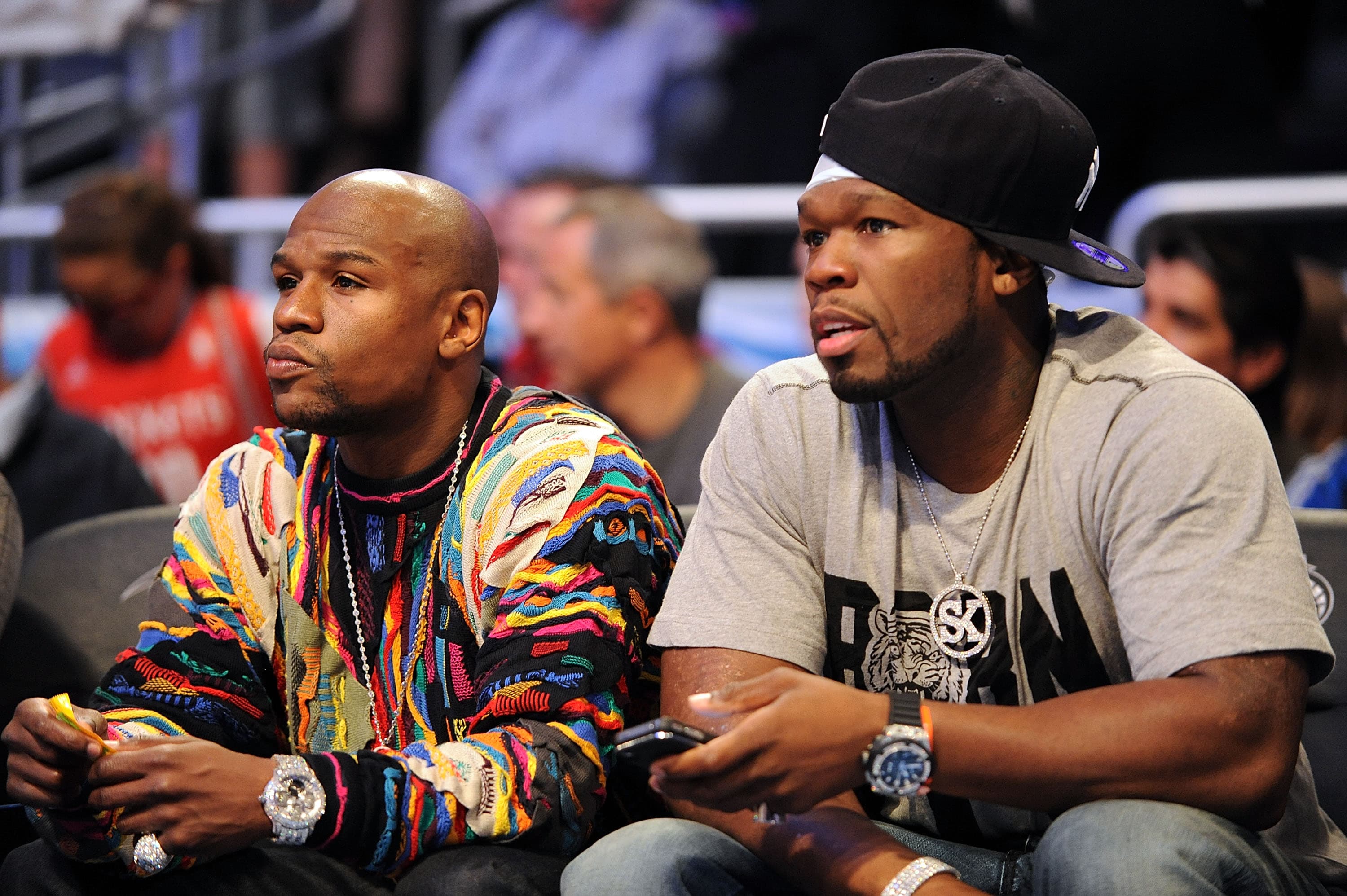 50 Cent trolls Floyd Mayweather in Super Bowl commercial
